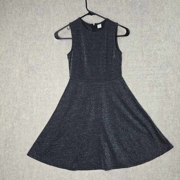Sparkly Sleeveless A-Line Dress XS With Back Zipper Closure - Picture 1 of 6